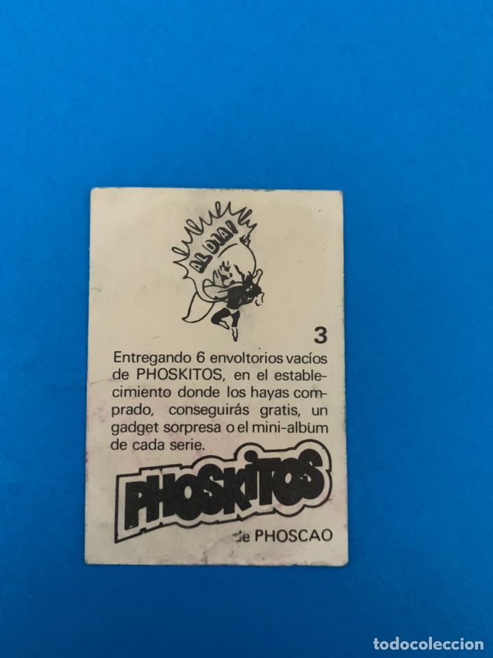 Coleccionismo cromos antiguos: Cromo Phoskitos Mariposa N&deg; 3 - Foto 2