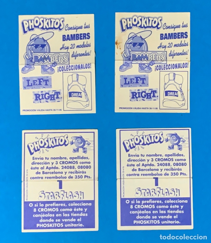 Coleccionismo cromos antiguos: Lote Cromos Phoskitos Star Flash y Bambers - Foto 2