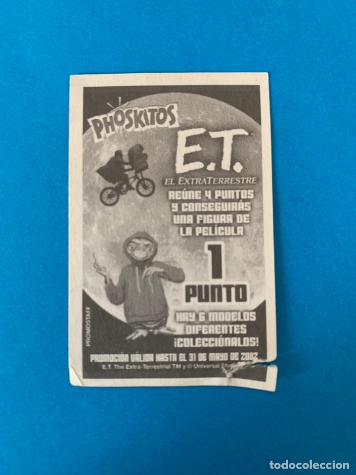 Coleccionismo cromos antiguos: Cromo Phoskitos E.T. - Foto 2