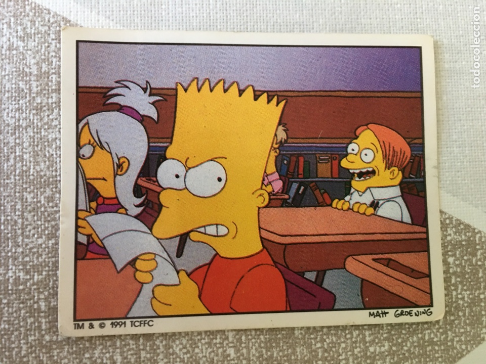 Coleccionismo cromos antiguos: THE SIMPSONS PANINI - NUMERO 70 - Foto 1