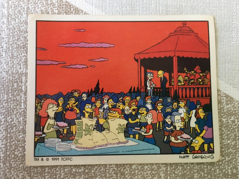 Coleccionismo cromos antiguos: THE SIMPSONS PANINI - NUMERO 117 - Foto 1