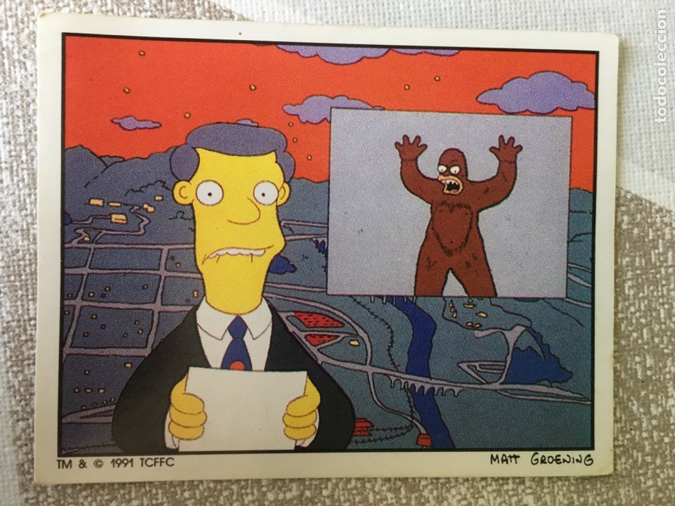 Coleccionismo cromos antiguos: THE SIMPSONS PANINI - NUMERO 192 - Foto 1