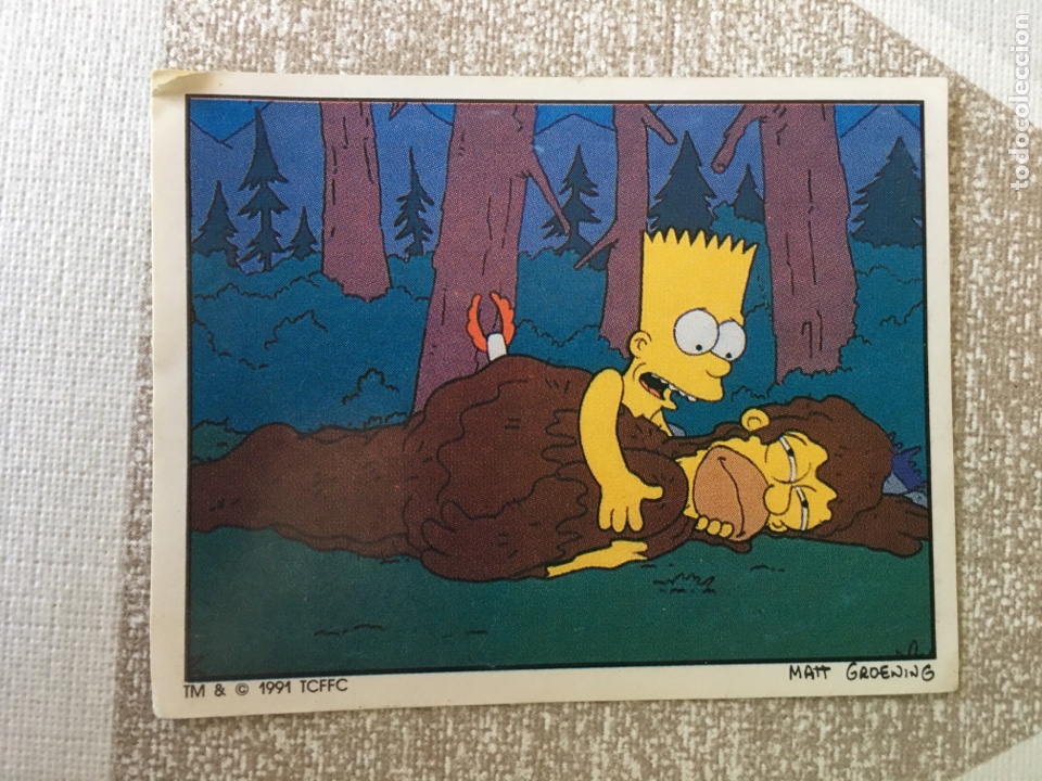 Coleccionismo cromos antiguos: THE SIMPSONS PANINI - NUMERO 201 - Foto 1