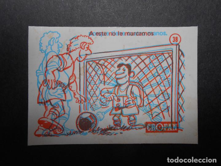 Coleccionismo Cromos antiguos: CROPAN CROMO N&ordm;38 DE LA COLECCI&Oacute;N M&Aacute;GICA 3D. 3 DIMENSIONES