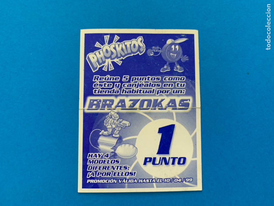 Coleccionismo cromos antiguos: Cromo Phoskitos Brazokas - Foto 2
