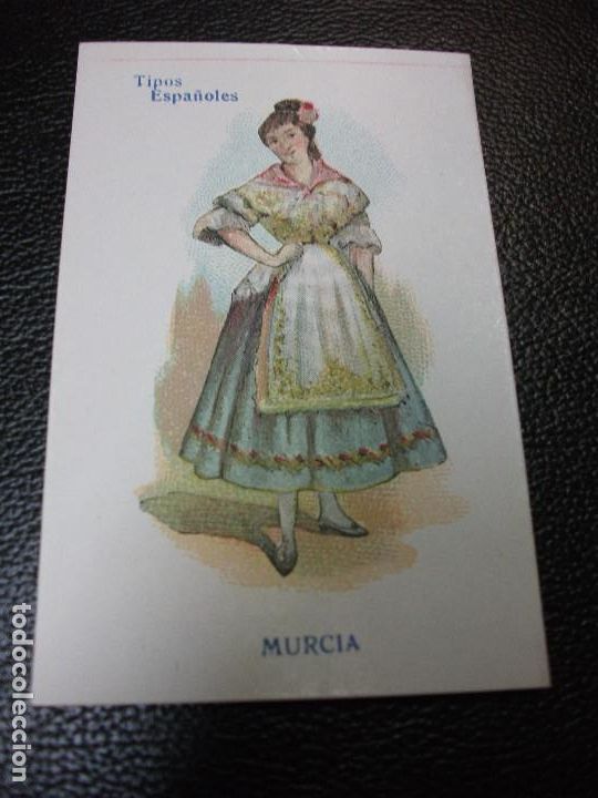 Coleccionismo Cromos antiguos: CROMO MUJER DE MURCIA TIPOS ESPA&Ntilde;OLES