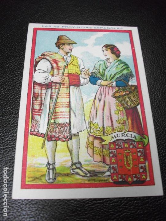 Coleccionismo Cromos antiguos: CROMO DE MURCIA TIPOS CHOCOLATES AMATLLER N&ordm; 10