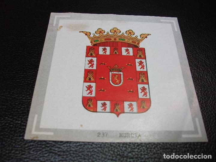 Coleccionismo Cromos antiguos: CROMO DE MURCIA ESCUDO 1967