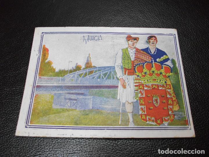Coleccionismo Cromos antiguos: CROMO TIPOS DE MURCIA ESPA&Ntilde;A EN LA MANO N&ordm; 46