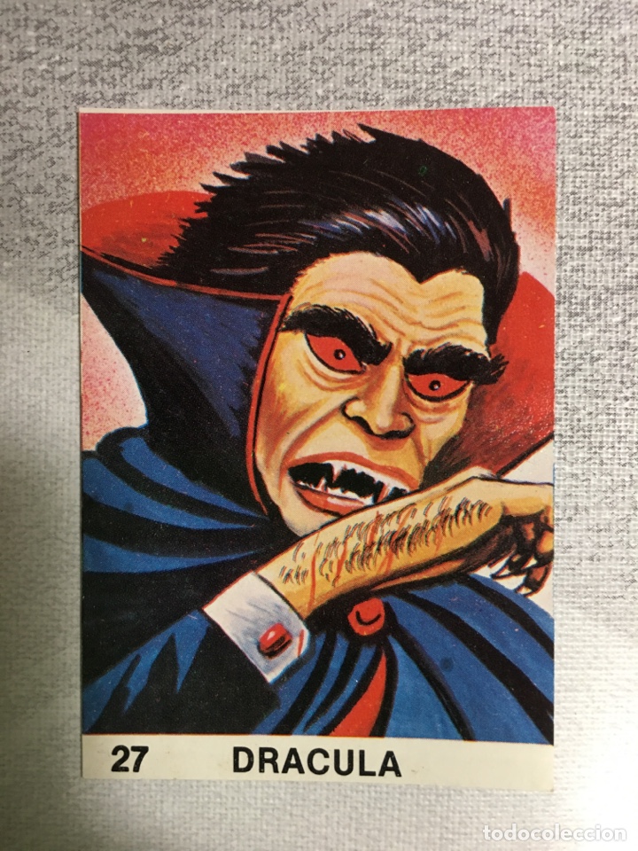 Coleccionismo cromos antiguos: CROMO S&Uacute;PER MONSTRUOS - N&Uacute;MERO 27 DRACULA - Foto 1