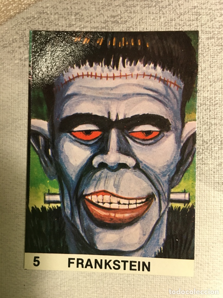 Coleccionismo cromos antiguos: CROMO S&Uacute;PER MONSTRUOS - N&Uacute;MERO 5 FRANKSTEIN - Foto 1