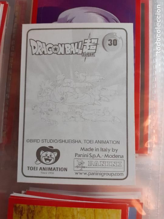 Coleccionismo cromos antiguos: DRAGON BALL SUPER 2 PANINI N 30 - Foto 2