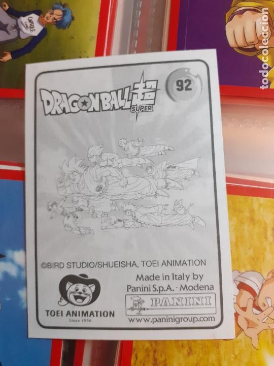 Coleccionismo cromos antiguos: DRAGON BALL SUPER 2 PANINI N 92 - Foto 2
