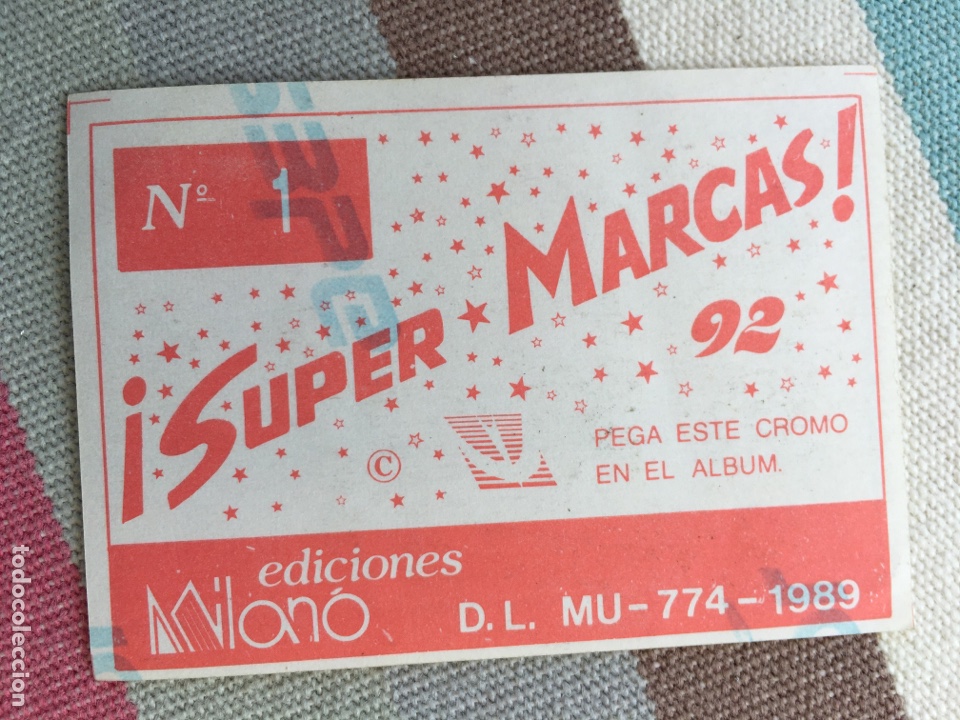 Coleccionismo cromos antiguos: SUPER MARCAS 92 - EDICIONES MILANO - N&Uacute;MERO 1 - Foto 2