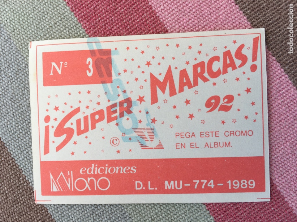 Coleccionismo cromos antiguos: SUPER MARCAS 92 - EDICIONES MILANO - N&Uacute;MERO 3 - Foto 2