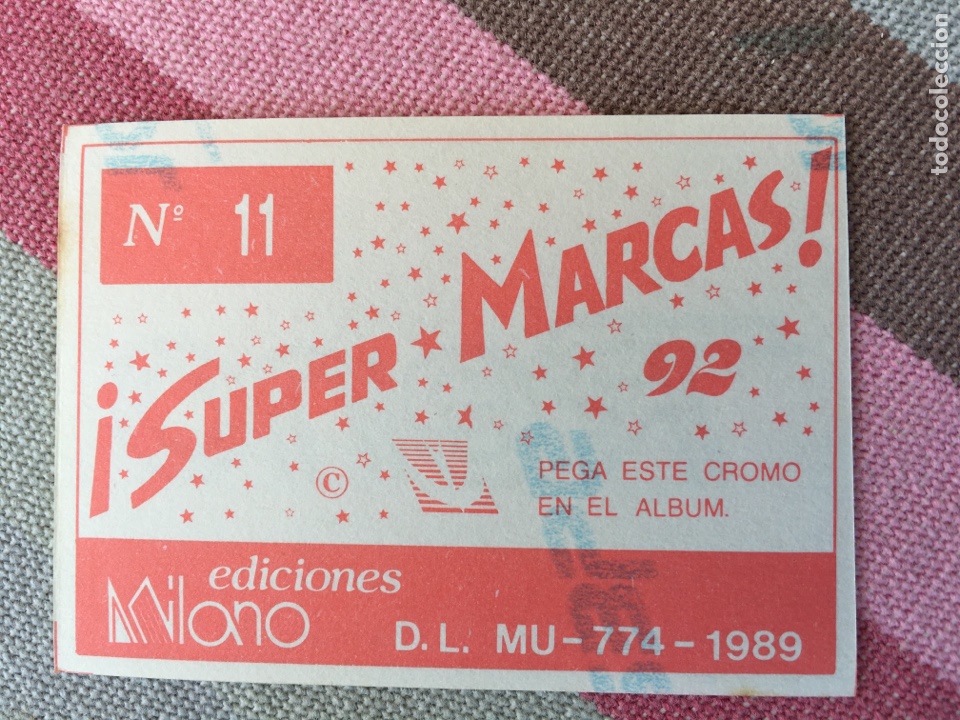 Coleccionismo cromos antiguos: SUPER MARCAS 92 - EDICIONES MILANO - N&Uacute;MERO 11 - Foto 2