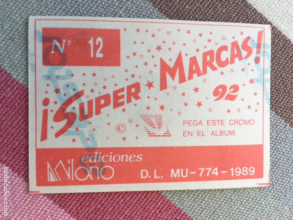 Coleccionismo cromos antiguos: SUPER MARCAS 92 - EDICIONES MILANO - N&Uacute;MERO 12 - Foto 2