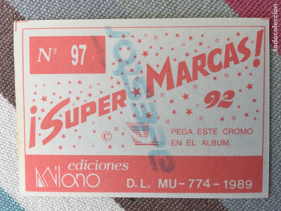 Coleccionismo cromos antiguos: SUPER MARCAS 92 - EDICIONES MILANO - N&Uacute;MERO 97 - Foto 2