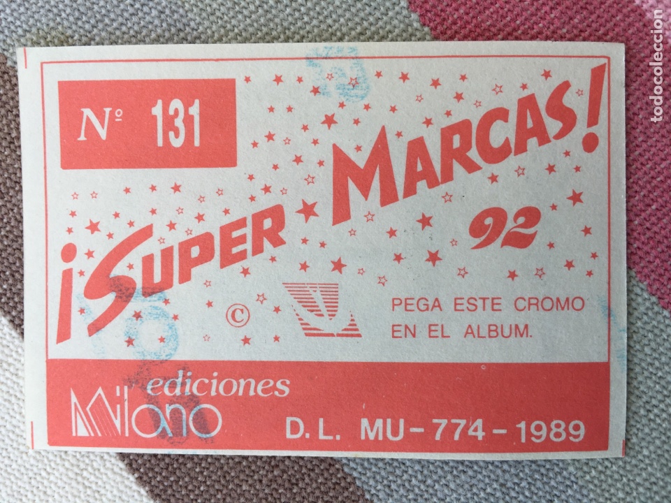 Coleccionismo cromos antiguos: SUPER MARCAS 92 - EDICIONES MILANO - N&Uacute;MERO 131 - Foto 2