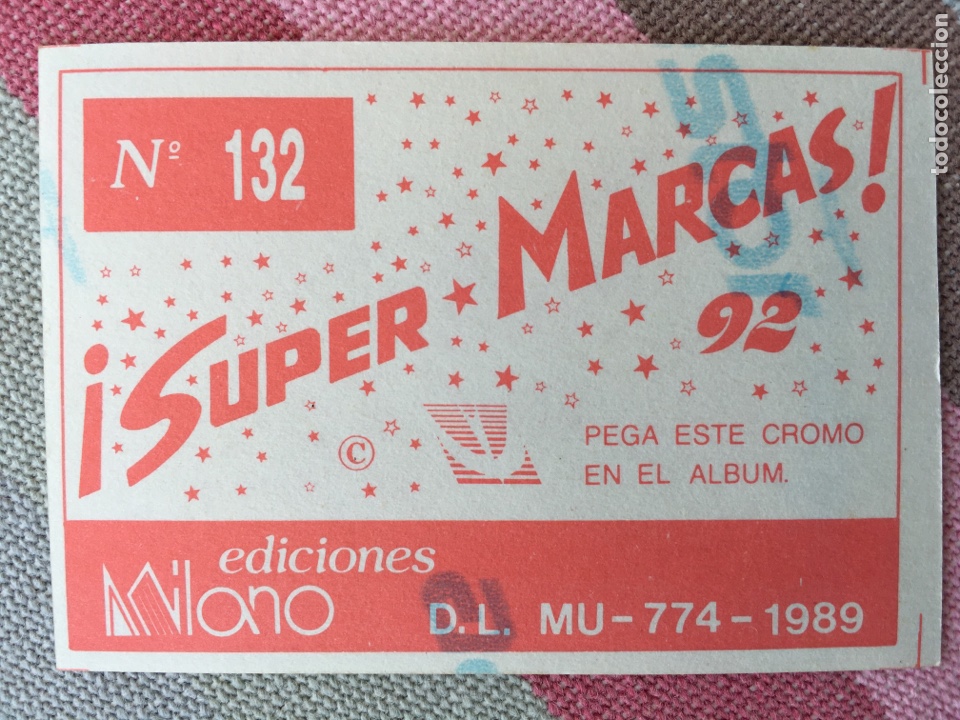 Coleccionismo cromos antiguos: SUPER MARCAS 92 - EDICIONES MILANO - N&Uacute;MERO 132 - Foto 2