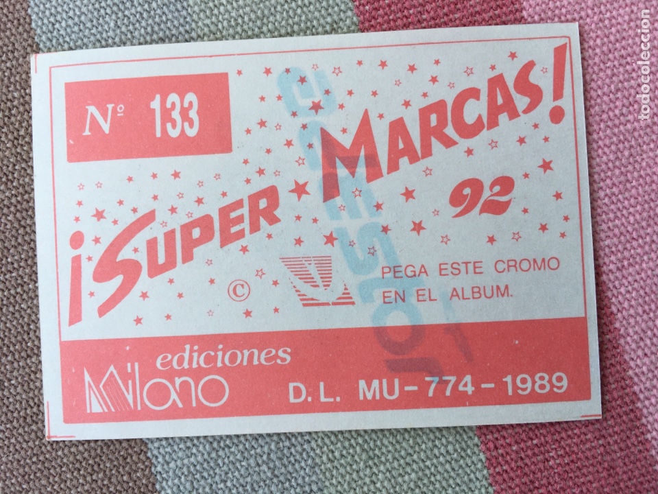 Coleccionismo cromos antiguos: SUPER MARCAS 92 - EDICIONES MILANO - N&Uacute;MERO 133 - Foto 2