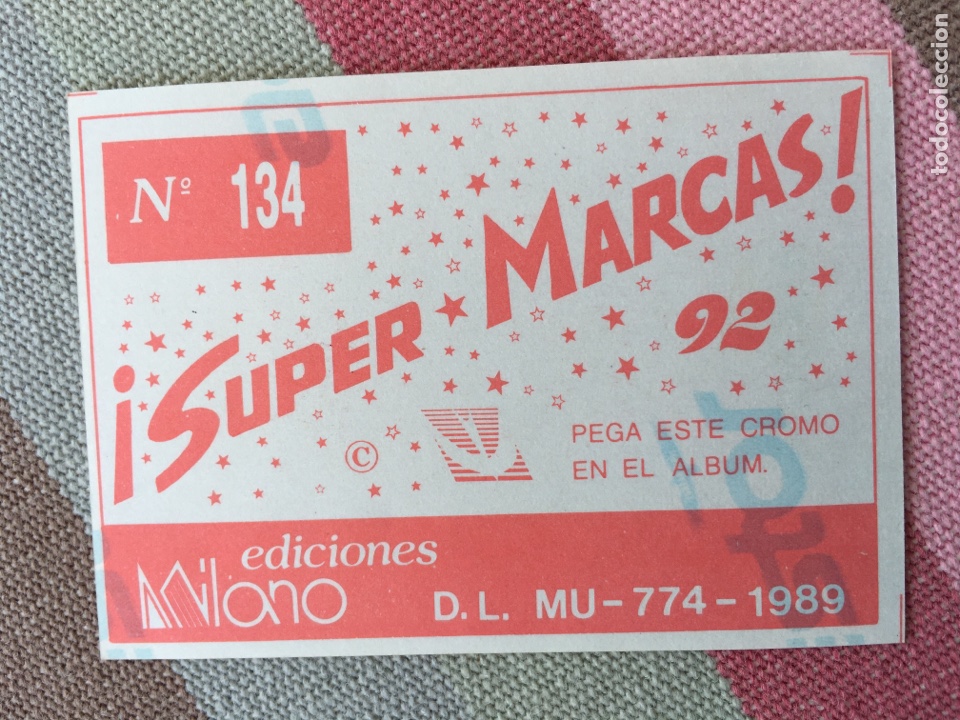 Coleccionismo cromos antiguos: SUPER MARCAS 92 - EDICIONES MILANO - N&Uacute;MERO 134 - Foto 2