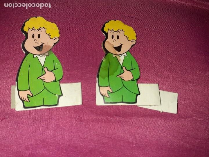 Coleccionismo Cromos antiguos: 2 antiguo cromo.de delitos de yogur yoplait Pepe a&ntilde;os 80