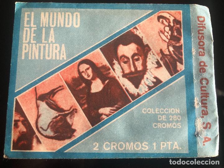 Collectable Antique Stickers: SOBRE CROMOS EL MJNDO DE LA PINTURA EDITORIAL DIFUSORA CULTURA CONTIENE LOS CROMOS