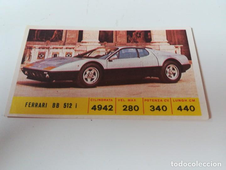 Coleccionismo cromos antiguos: Cromos Didec Ferrari BB 512 i