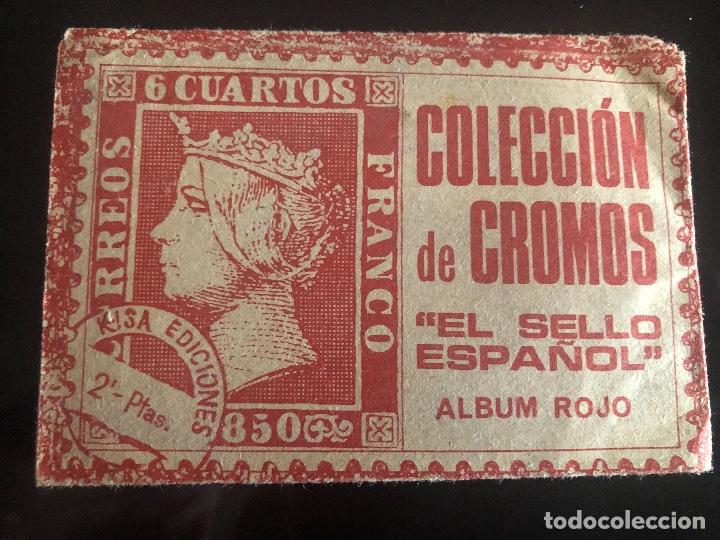 Collectionnisme Cartes &agrave; collectionner anciennes: SOBRE CROMOS SIN ABRIR EL SELLO ESPA&Ntilde;OL ALBUM ROJO EDITORIAL KEISA CONTIENE LOS CROMOS
