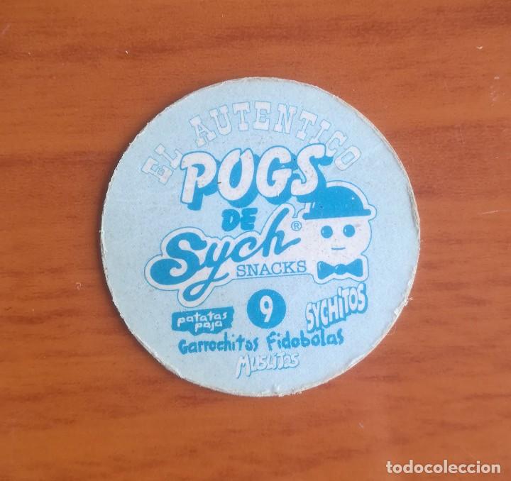 Coleccionismo cromos antiguos: TAZO TAZOS POGS DE SYCH SNACKS SYCHITOS N&ordm; 9 - Foto 2