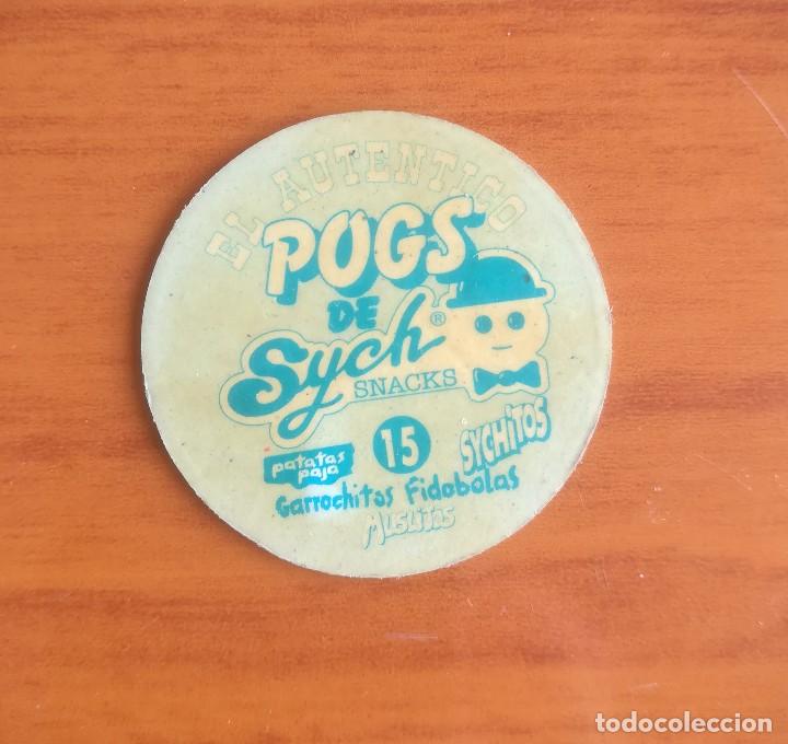 Coleccionismo cromos antiguos: TAZO TAZOS POGS DE SYCH SNACKS SYCHITOS N&ordm; 15 - Foto 2