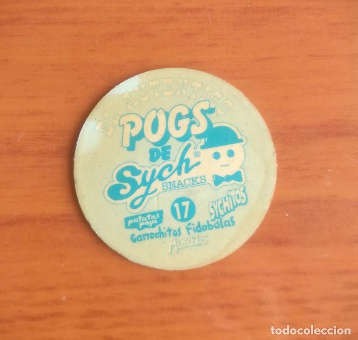 Coleccionismo cromos antiguos: TAZO TAZOS POGS DE SYCH SNACKS SYCHITOS N&ordm; 17 - Foto 2