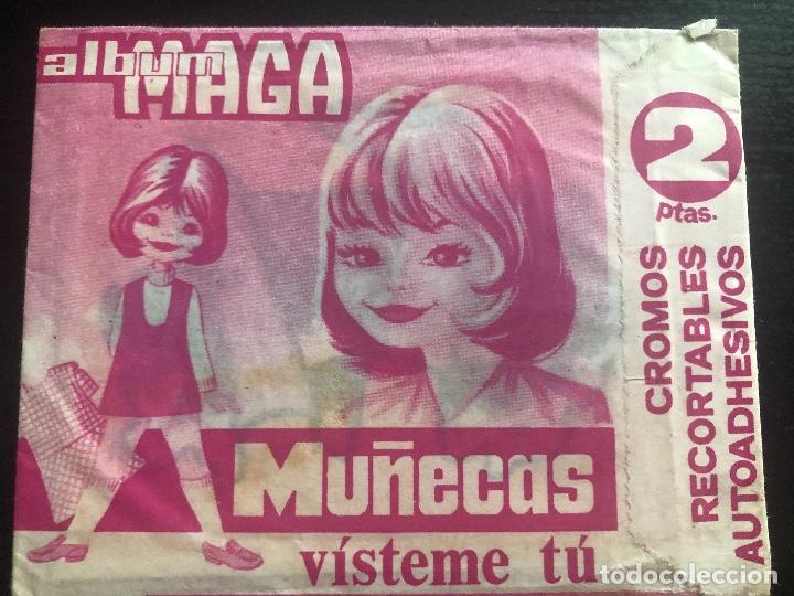 Collectionnisme Cartes &agrave; collectionner anciennes: SOBRE CROMOS SIN ABRIR MU&Ntilde;ECAS VISTEME TU EDITORIAL MAGA CONTIENE LOS CROMOS