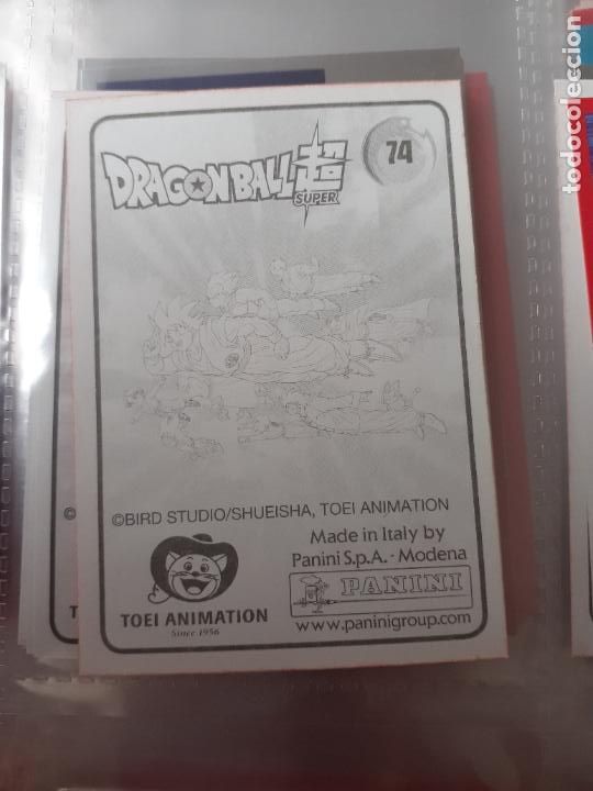 Coleccionismo cromos antiguos: DRAGON BALL SUPER 2 PANINI N 74 - Foto 2