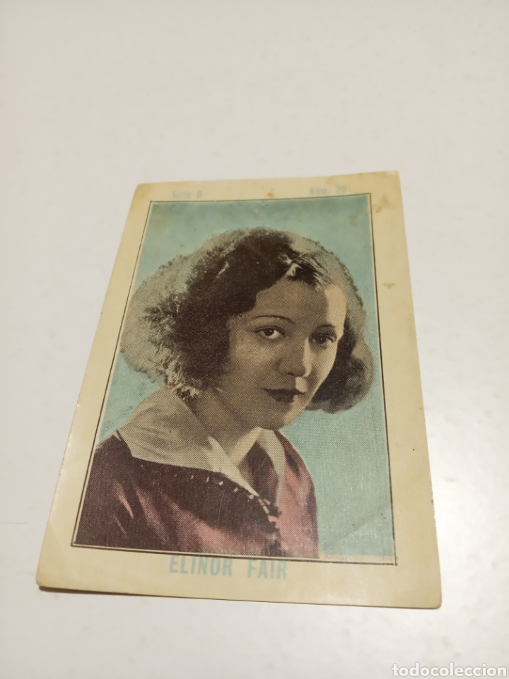 Coleccionismo cromos antiguos: Cromos chocolates juncosa cine Elinor Fair - Foto 1