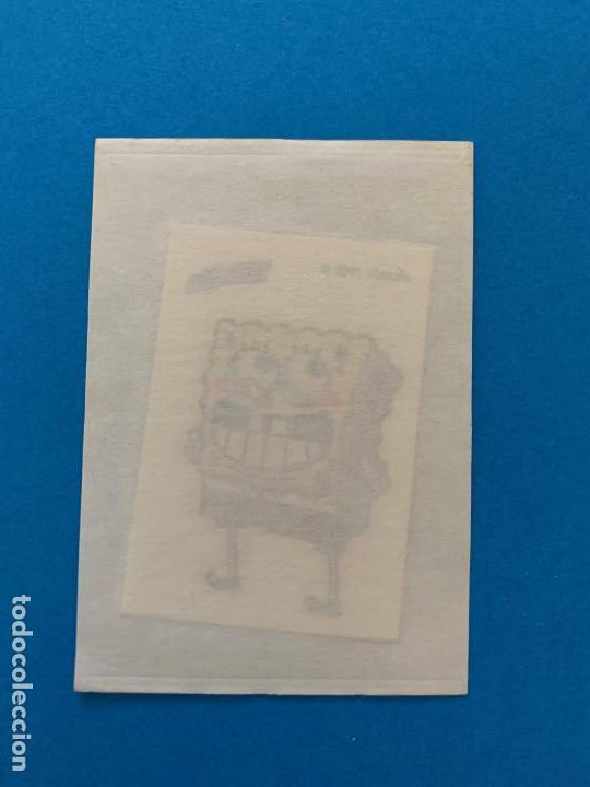 Coleccionismo cromos antiguos: Cromo Tatuaje Phoskitos Bob Esponja - Foto 1