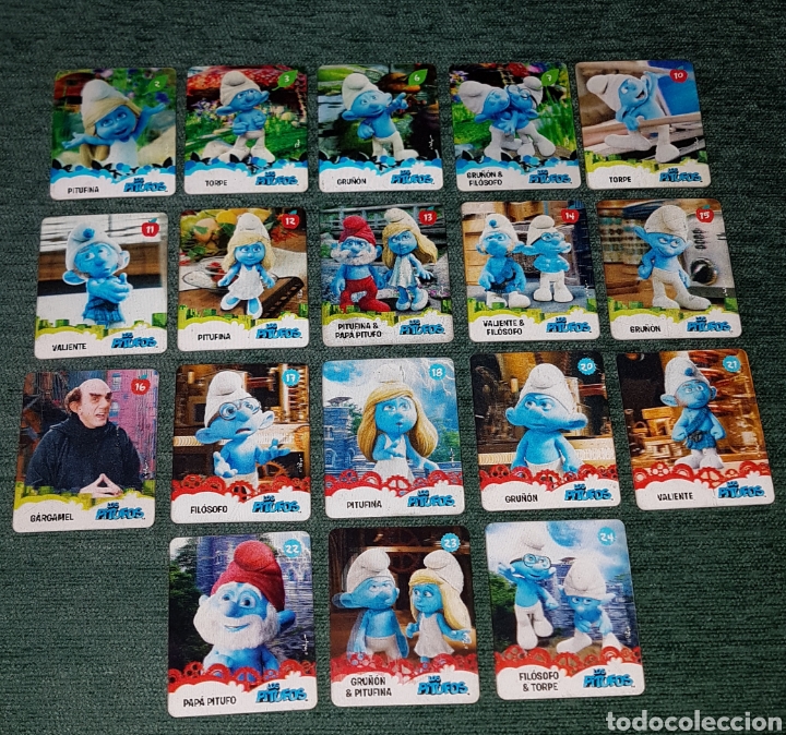 Coleccionismo cromos antiguos: Cromos Los Pitufos 3D - Foto 1