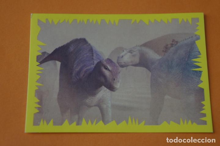 Coleccionismo Cromos antiguos: CROMO DE DINOSAURIO DE DISNEY SIN PEGAR N&ordm; 61 A&Ntilde;O 2000 DEL &Aacute;LBUM DINOSAURIO DE PANINI