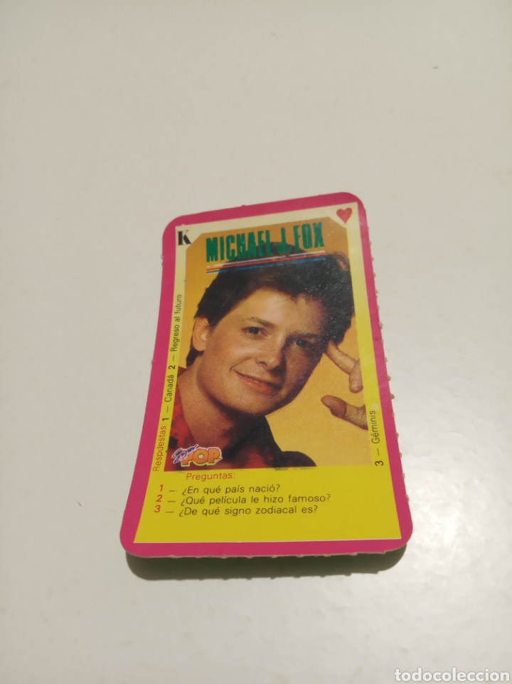 Coleccionismo cromos antiguos: Carta s&uacute;per pop Michael J Fox - Foto 1