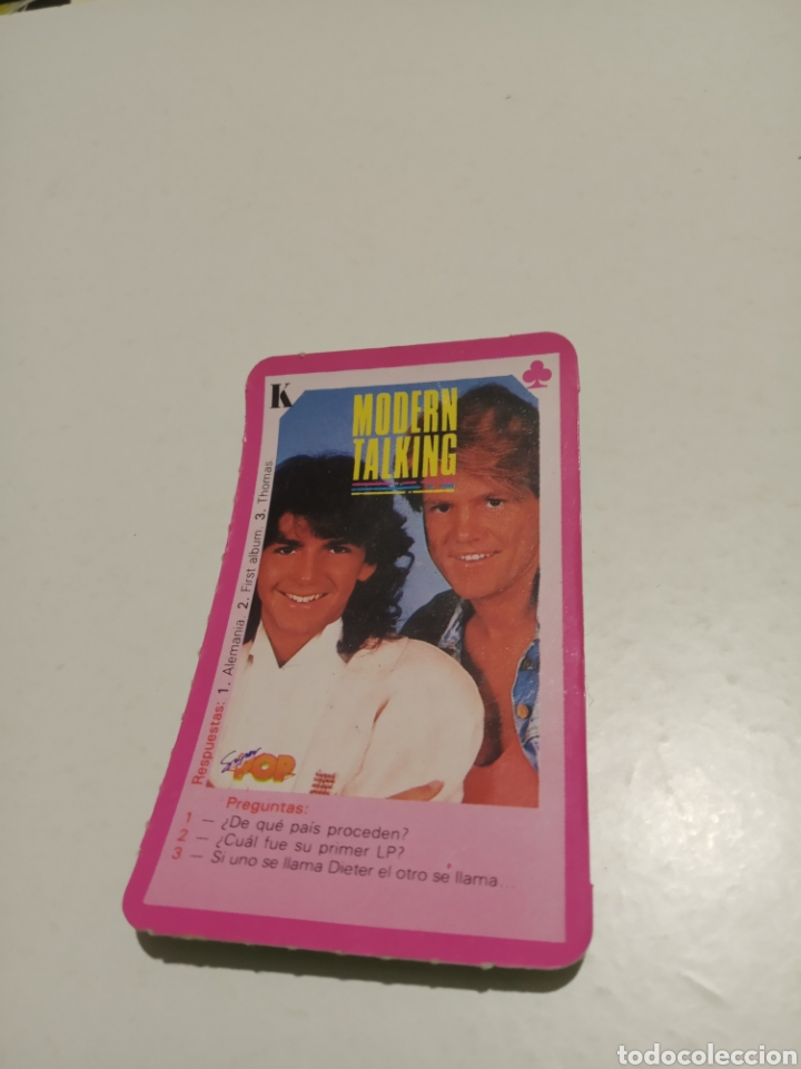 Coleccionismo cromos antiguos: Carta s&uacute;per pop Modern Talking - Foto 1