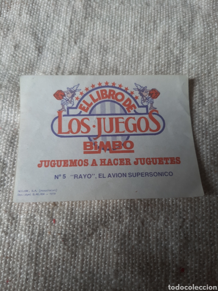 Colecionismo Cromos antigos: CROMO N&Uacute;MERO 5 BIMBO EL LIBRO DE LOS JUEGOS 1979