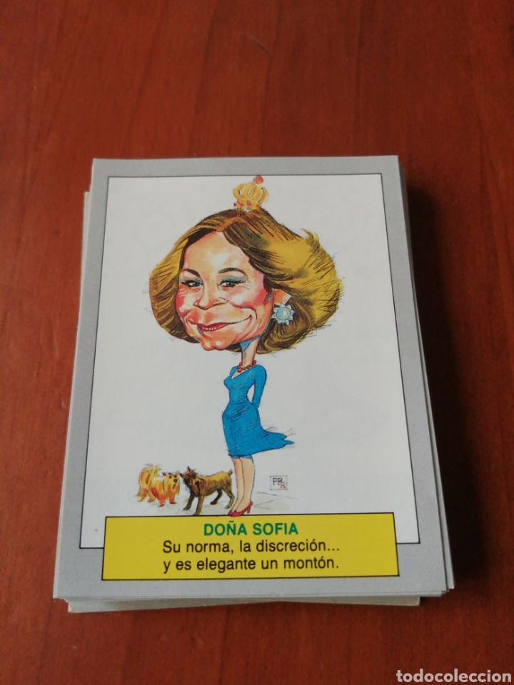 Coleccionismo cromos antiguos: Cromo karikatas n 44 Do&ntilde;a Sofia - Foto 1