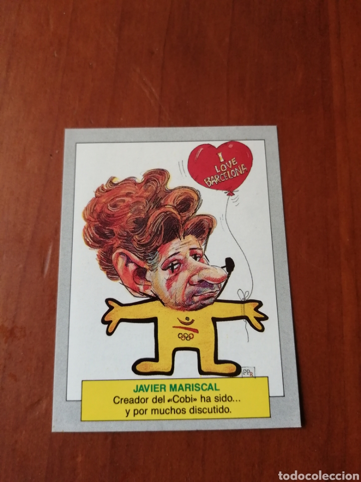 Coleccionismo cromos antiguos: Cromo karikatas n 60 Javier Mariscal - Foto 1