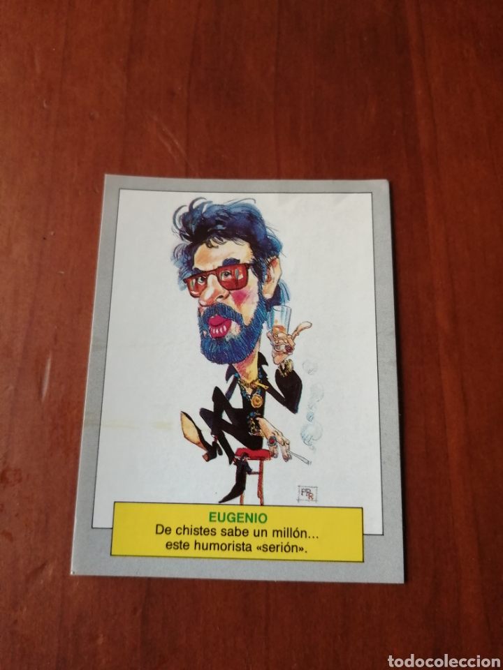 Coleccionismo cromos antiguos: Cromo karikatas n 93 Eugenio - Foto 1