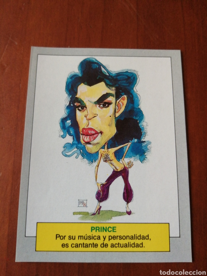 Coleccionismo cromos antiguos: Cromo karikatas n 109 PRINCE - Foto 1