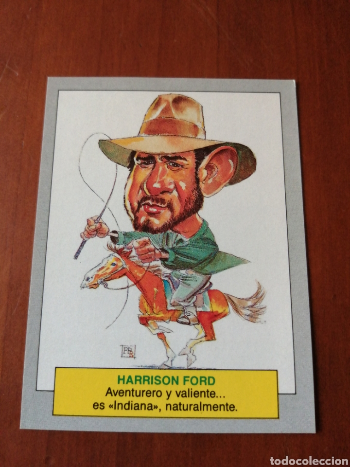 Coleccionismo cromos antiguos: Cromo karikatas n 130 Harrison Ford - Foto 1
