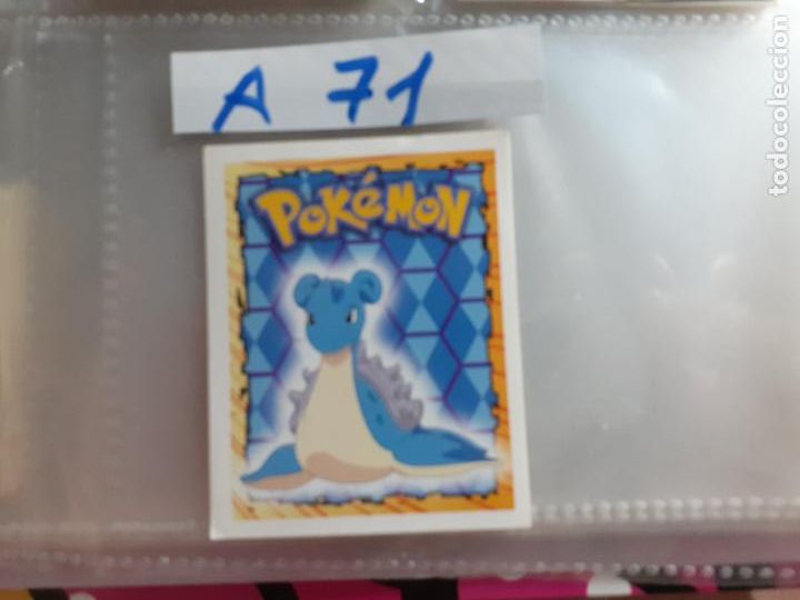 Coleccionismo cromos antiguos: pokemon merlin stickers 131 lapras - Foto 1