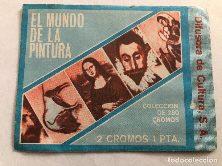 Colecionismo Cromos antigos: SOBRE CROMOS EL MUNDO DE LA PINTURA EDITORIAL DIFUSORA DE CULTURA CONTIENE CROMOS