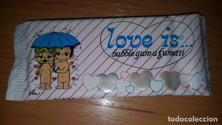 Sammeln alte Sammelbilder: Chicle LOVE is .... bubble gum fumetti